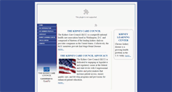 Desktop Screenshot of kidneycarecouncil.org