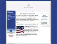 Tablet Screenshot of kidneycarecouncil.org